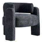 Fauteuil met bouclébekleding