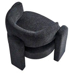 Fauteuil met bouclébekleding