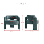 Fauteuil met bouclébekleding