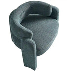 Fauteuil met bouclébekleding