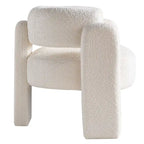 Fauteuil met bouclébekleding