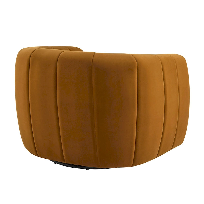 Monroe Indoor Modern Swivel Club Chair by Christopher Knight Home