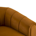 Monroe Indoor Modern Swivel Club Chair by Christopher Knight Home