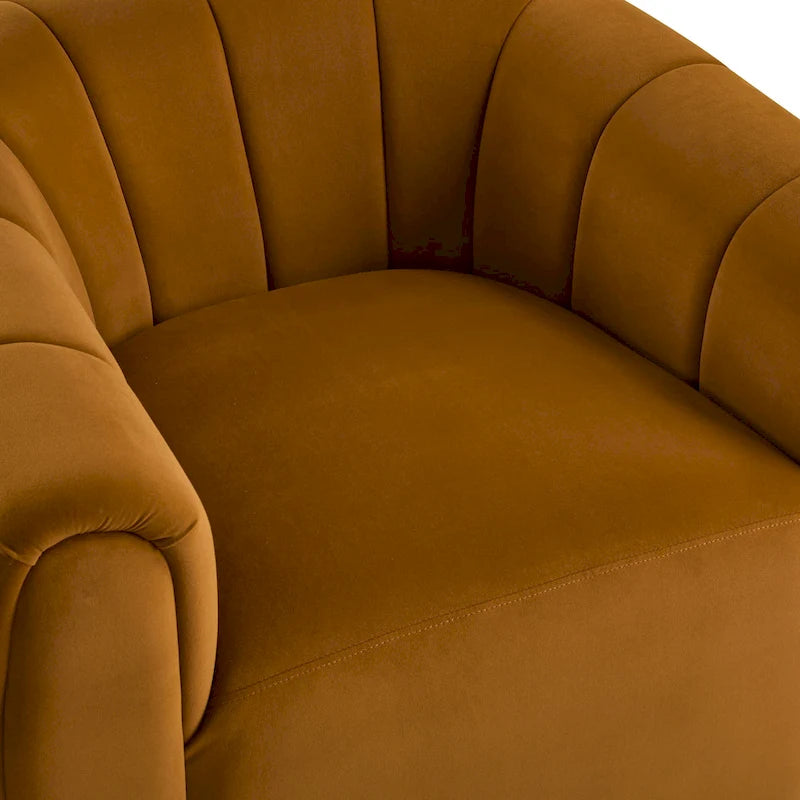 Monroe Indoor Modern Swivel Club Chair by Christopher Knight Home