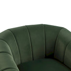 Monroe Indoor Modern Swivel Club Chair by Christopher Knight Home
