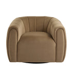 Monroe Indoor Modern Swivel Club Chair by Christopher Knight Home