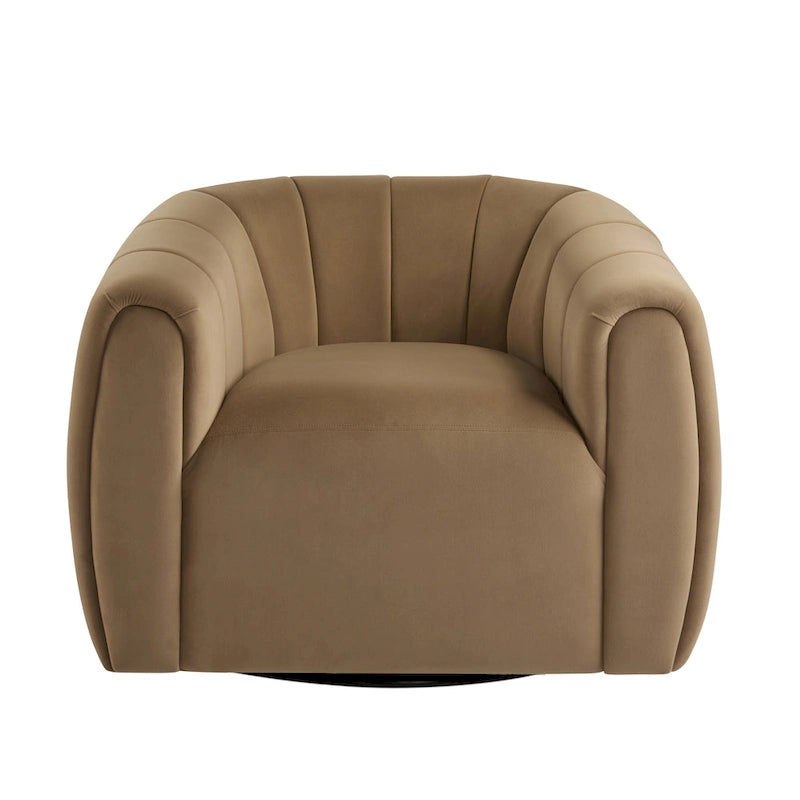 Monroe Indoor Modern Swivel Club Chair by Christopher Knight Home