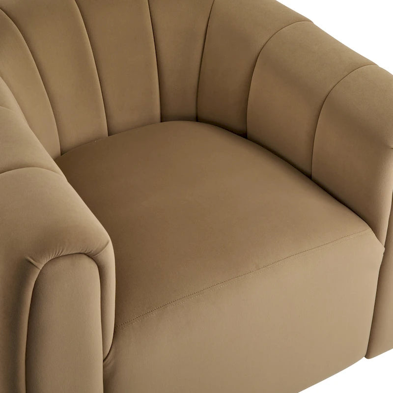 Monroe Indoor Modern Swivel Club Chair by Christopher Knight Home