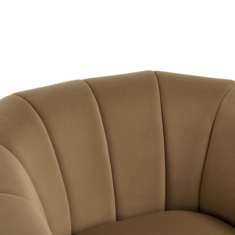 Monroe Indoor Modern Swivel Club Chair by Christopher Knight Home