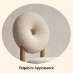 Make-upstoel met ronde rugleuning