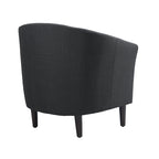 2 Set Modern Accent Chair Upholstered Barrel Chair