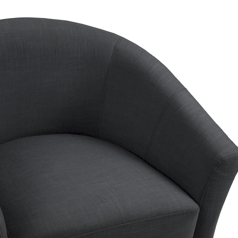 2 Set Modern Accent Chair Upholstered Barrel Chair