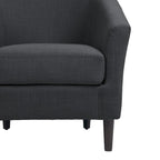 2 Set Modern Accent Chair Upholstered Barrel Chair