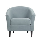 2 Set Modern Accent Chair Upholstered Barrel Chair