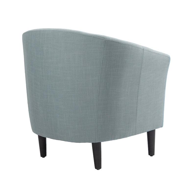 2 Set Modern Accent Chair Upholstered Barrel Chair