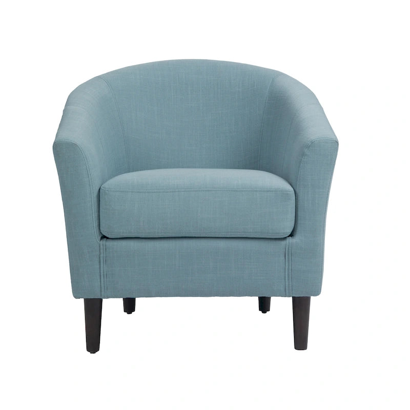 2 Set Modern Accent Chair Upholstered Barrel Chair