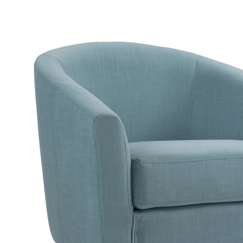 2 Set Modern Accent Chair Upholstered Barrel Chair