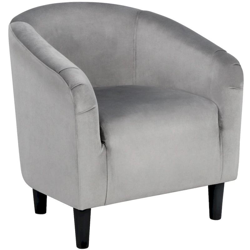 Silla club decorativa Yaheetech con brazos, estilo contemporáneo