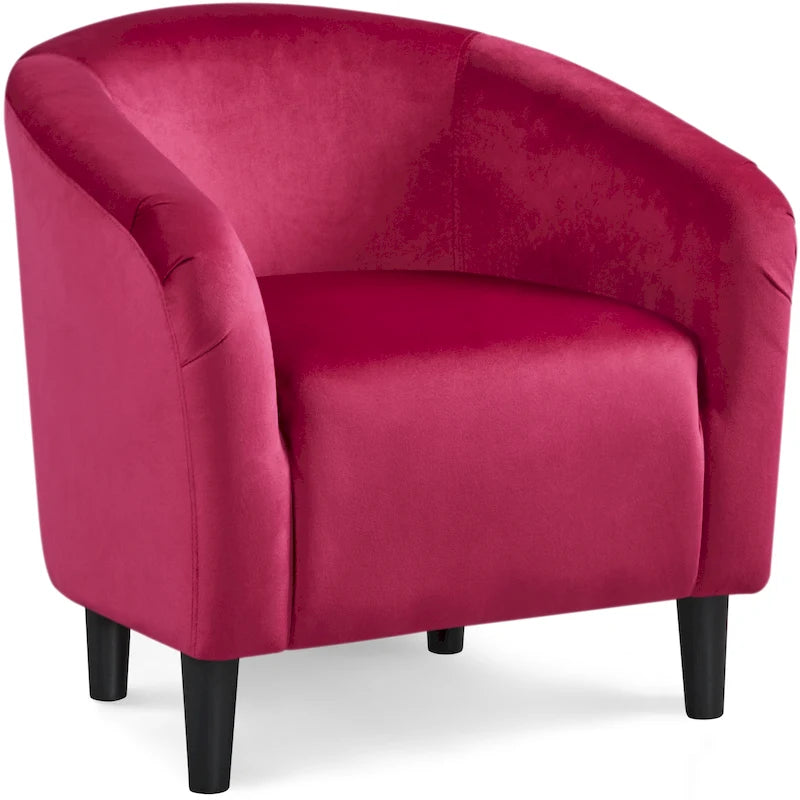 Silla club decorativa Yaheetech con brazos, estilo contemporáneo