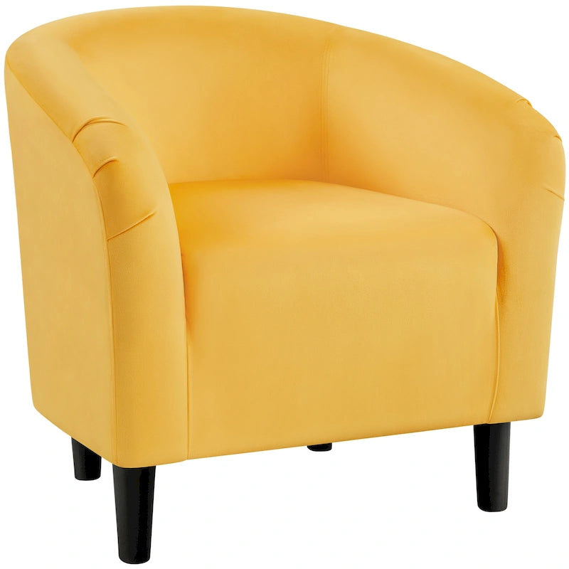 Silla club decorativa Yaheetech con brazos, estilo contemporáneo