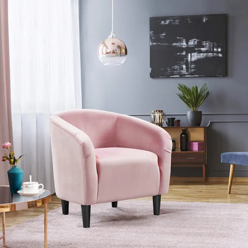 Yaheetech Club Chair Accent Arm Contemporary Style
