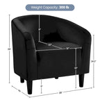 Yaheetech Club Chair Accent Arm Contemporary Style