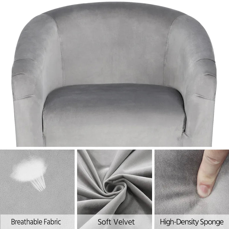 Yaheetech Club Chair Accent Arm Contemporary Style