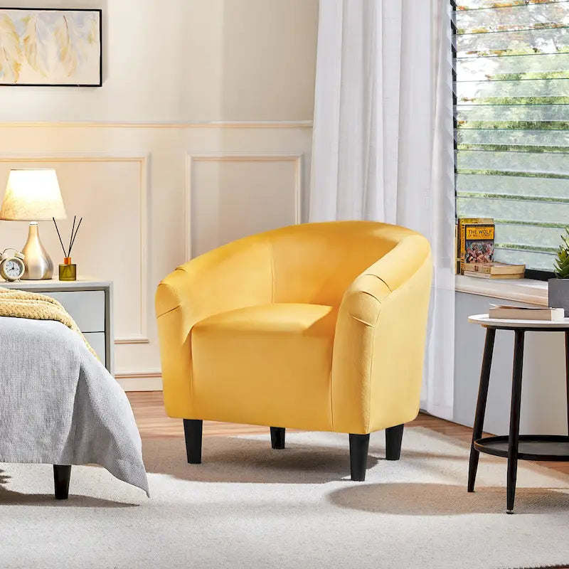 Yaheetech Club Chair Accent Arm Contemporary Style