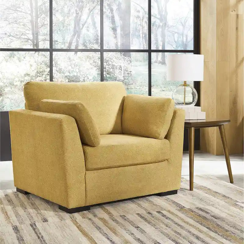 Roundhill Furniture Clareen gepolsterter Eineinhalb-Sessel, Cutler-Sessel, übergroßer Sessel