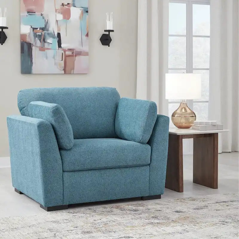 Roundhill Furniture Clareen gepolsterter Eineinhalb-Sessel, Cutler-Sessel, übergroßer Sessel