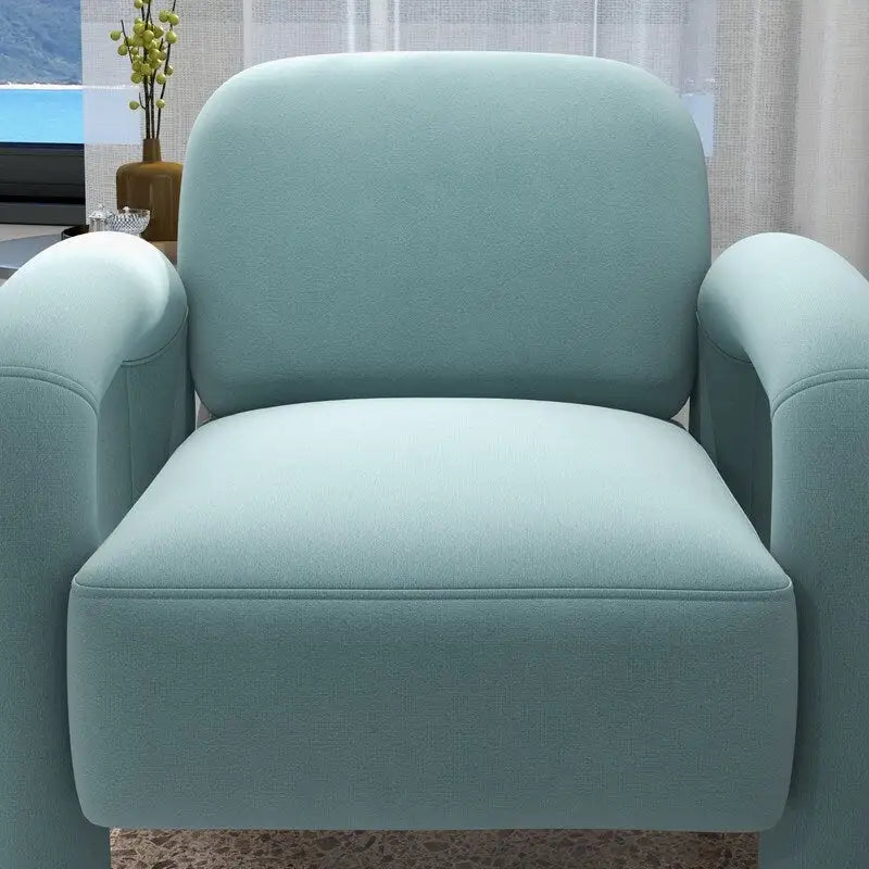 Poltrona decorativa moderna di metà secolo SEYNAR rivestita in velluto per il soggiorno