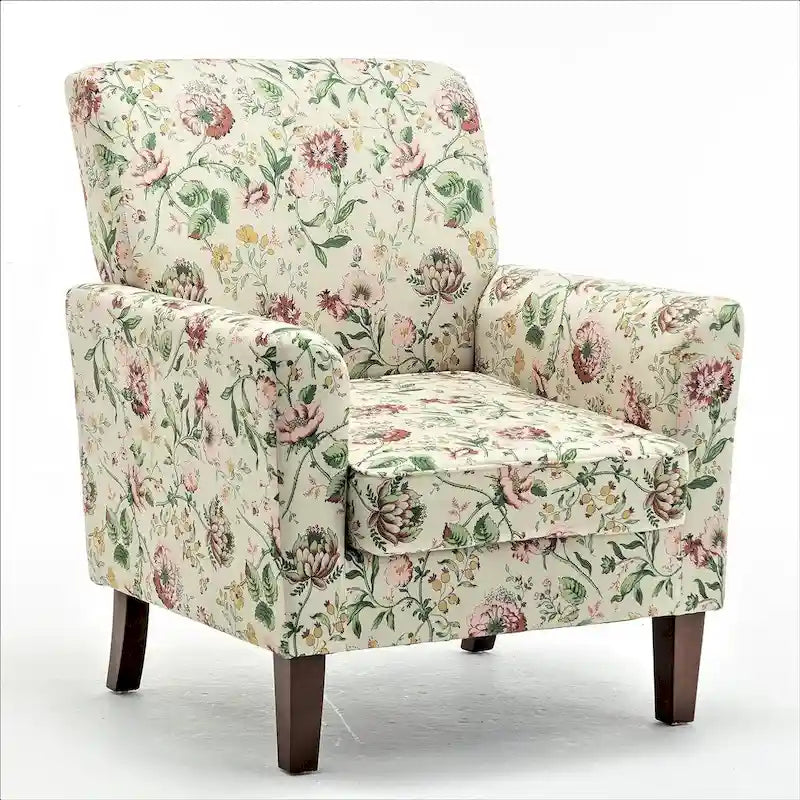 Sillón decorativo contemporáneo con estructura de madera de abedul y tapizado de microfibra