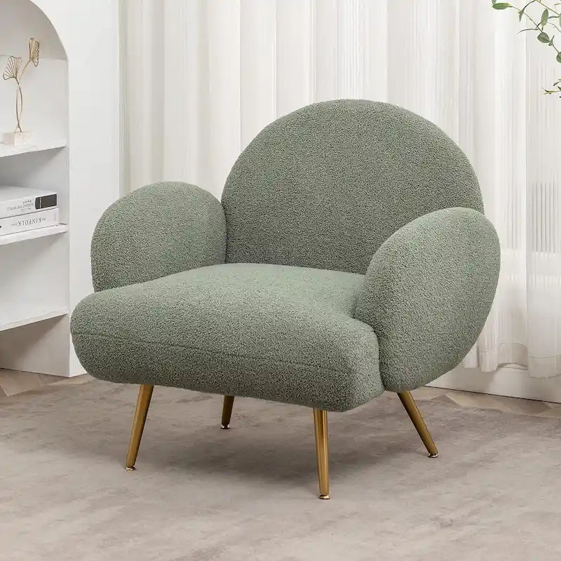 Sillón decorativo moderno tapizado XINMICS para sala de estar y dormitorio