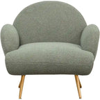 XINMICS Modern Accent Chair Upholstered Armchair for Living Room, Bedroom