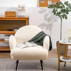 XINMICS Modern Accent Chair Upholstered Armchair for Living Room, Bedroom