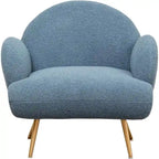 XINMICS Modern Accent Chair Upholstered Armchair for Living Room, Bedroom