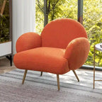 XINMICS Modern Accent Chair Upholstered Armchair for Living Room, Bedroom