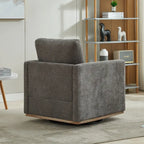 Mid Century Modern Swivel Accent Chair, 360 Degree Swivel Armchair For Living Room, Bedroom