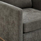 Mid Century Modern Swivel Accent Chair, 360 Degree Swivel Armchair For Living Room, Bedroom