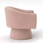 Set di 2 poltrone a botte girevoli SEYNAR, moderne e glamour, con braccioli rotondi imbottiti in velluto, per il soggiorno