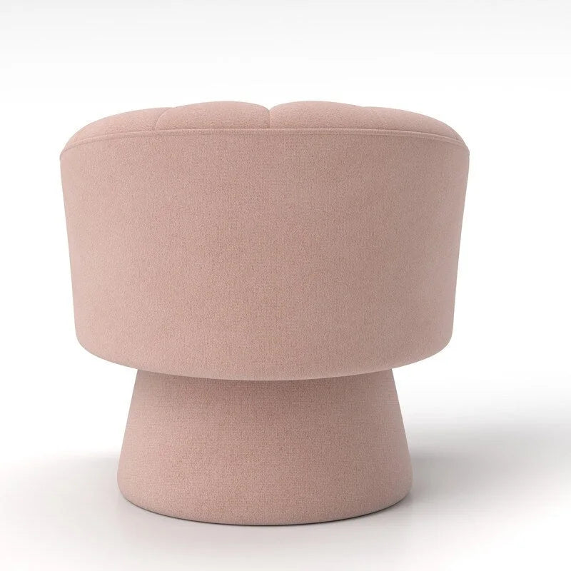 Set di 2 poltrone a botte girevoli SEYNAR, moderne e glamour, con braccioli rotondi imbottiti in velluto, per il soggiorno