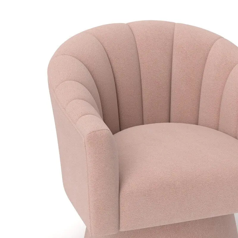 Set di 2 poltrone a botte girevoli SEYNAR, moderne e glamour, con braccioli rotondi imbottiti in velluto, per il soggiorno