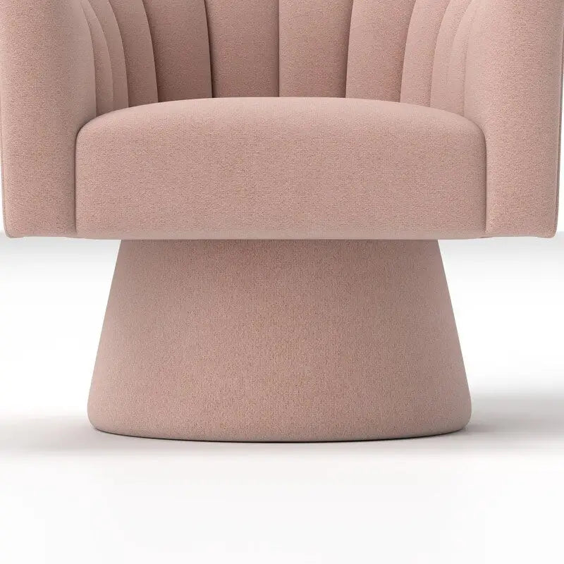 Set di 2 poltrone a botte girevoli SEYNAR, moderne e glamour, con braccioli rotondi imbottiti in velluto, per il soggiorno