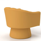 Set di 2 poltrone a botte girevoli SEYNAR, moderne e glamour, con braccioli rotondi imbottiti in velluto, per il soggiorno