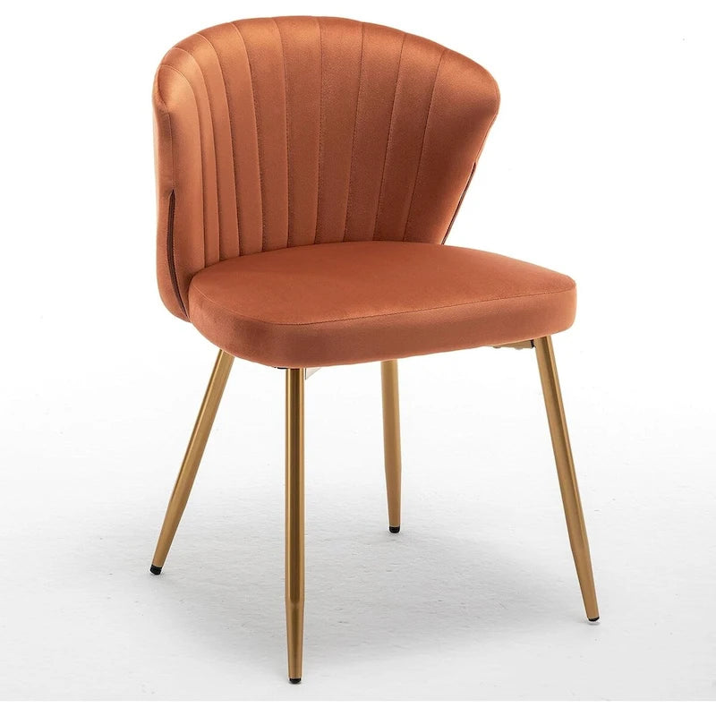 Sillón decorativo moderno de terciopelo con diseño capitonado en canales, cómodo y moderno, sin brazos