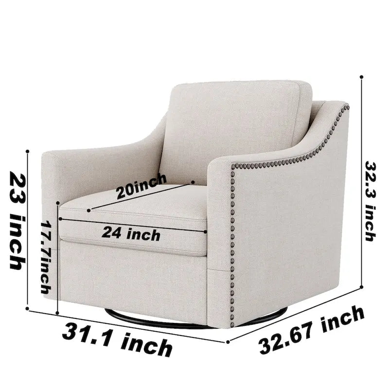 360 Degree Swivel Armchair