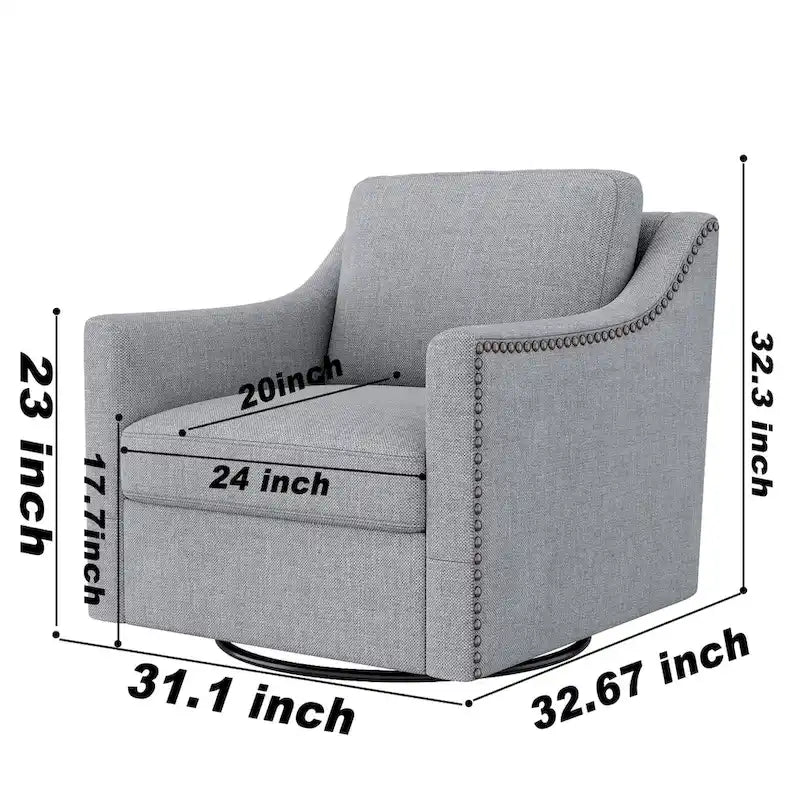 360 Degree Swivel Armchair