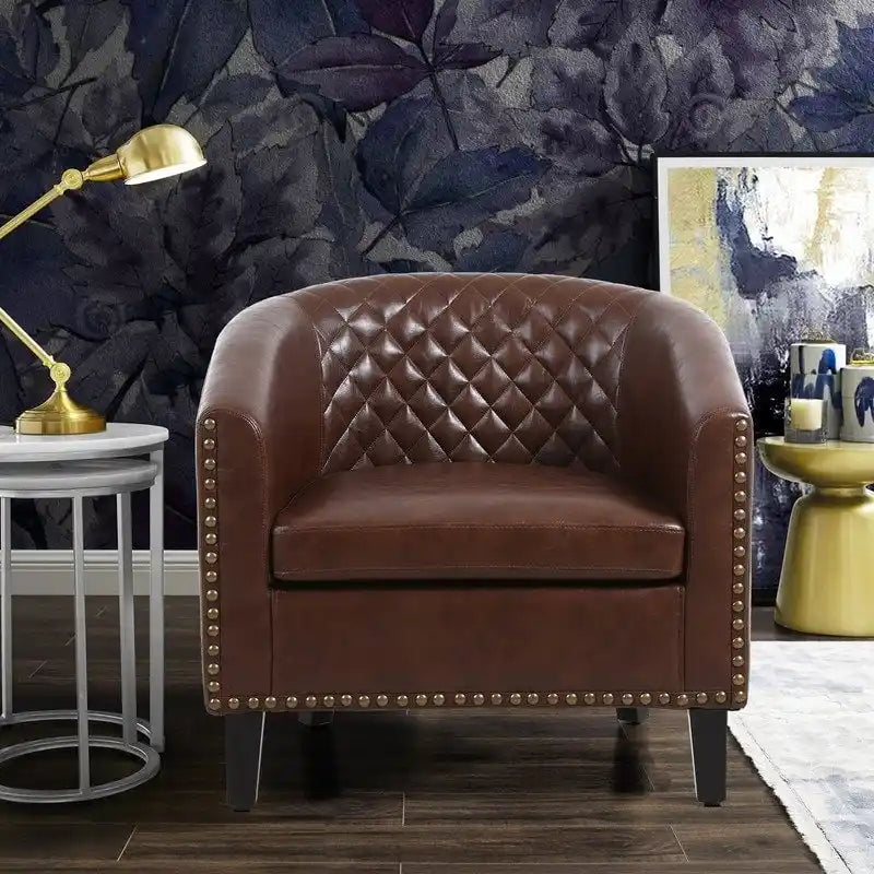 COOLMORE accent Barrel chair living room chair