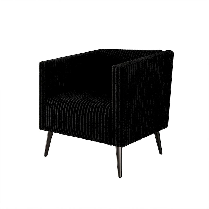 CraftPorch Corduroy Modern and Glamorous Velvet Upholstered Arm Chair