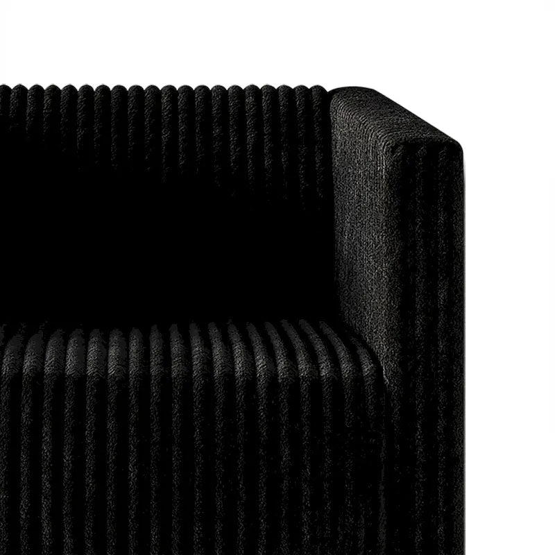 CraftPorch Corduroy Modern and Glamorous Velvet Upholstered Arm Chair